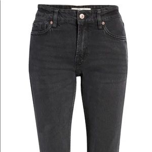 Free People We the Free Faded Black Denim Jeans - Size 25